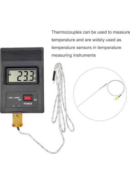 Metre Sıcaklık Sensörü Probu -50 Ila 1100°C,3.3FT Kablo 4X150MM (Yurt Dışından) indirimleri