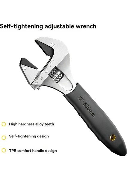 Ratchet Ayarlanabilir Anahtar Kendiliğinden Sıkmalı Ayarlanabilir Anahtar 10 Inç (Yurt Dışından) fiyatları