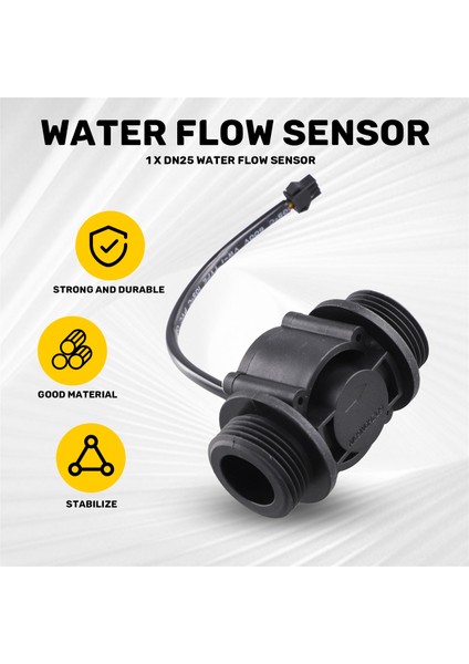DN25 FS400A G1INCH Su Akış Sensörü Hall Debimetre Ölçer (Yurt Dışından) fırsatları