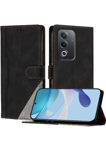 Oppo A3 Pro Manyetik Kapatma Cüzdan Pu Deri Kullanışlı Standı Için Kılıf (Yurt Dışından)