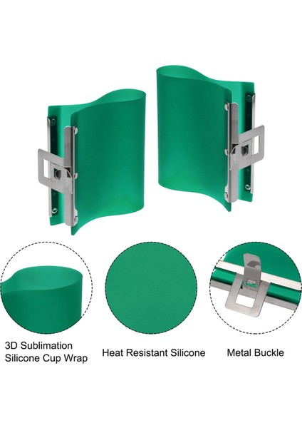 Silikon Kupa Kelepçesi 15 Oz 3D Süblimasyon Silikon Bardak Sarma Fikstürü (Yurt Dışından) fırsatları