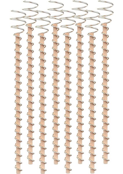 8 Paket Elektrokültür Bakır Bahçe Anteni (17 Inç) (Yurt Dışından)