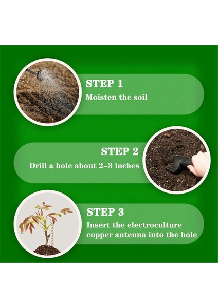 8 Paket Elektrokültür Bakır Bahçe Anteni (17 Inç) (Yurt Dışından) indirimleri