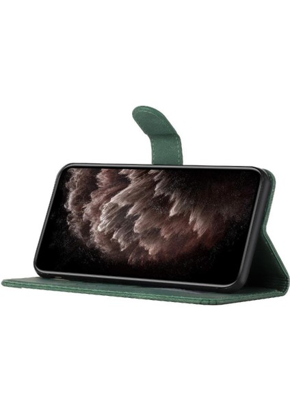 Kullanışlı Stand Özelliği Kart Kapağı Pu Ile Realme 10 Pro Plus Ile Uyumlu (Yurt Dışından)