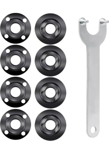 Açı Taşlama Somunu, 5/8-11 Taşlama Flanşı Açı Metal Kilit Somunu (Yurt Dışından)