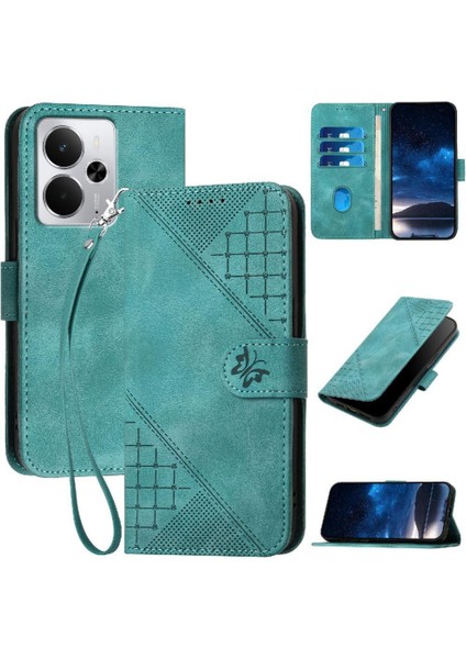 Realme 14 5g Için Flip Case ve Kredi Kartı Yuvası Yüksek Kaliteli Deri Telefon (Yurt Dışından)