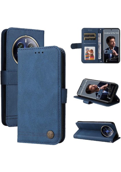 Realme 13 Pro 5g Cüzdan Kısa Kayış Uzun Kayış Kart Yuvası Için Flip Case (Yurt Dışından)