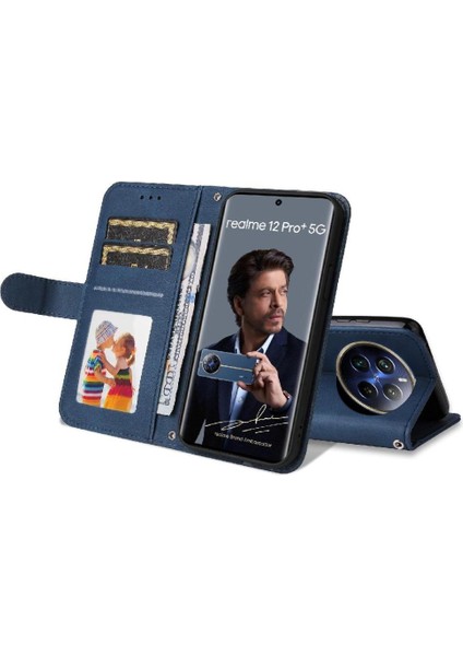 Realme 13 Pro 5g Cüzdan Kısa Kayış Uzun Kayış Kart Yuvası Için Flip Case (Yurt Dışından)
