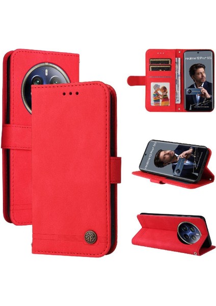 Realme 13 Pro 5g Cüzdan Kısa Kayış Uzun Kayış Kart Yuvası Için Flip Case (Yurt Dışından)