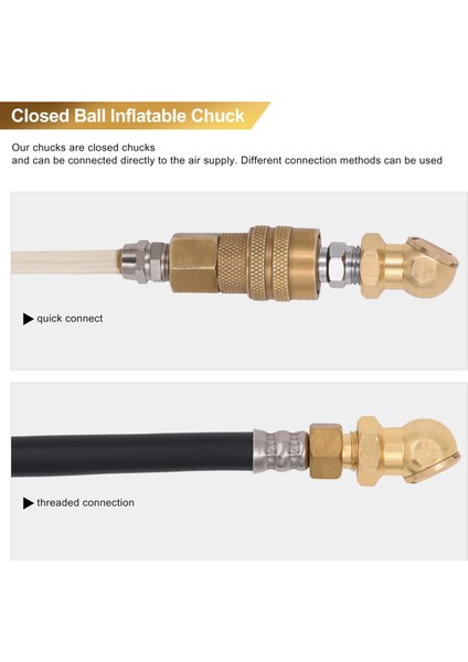 Hava Chuck Kapalı Pirinç Top Şişirme Aleti Şişirme Ölçeri Için (Yurt Dışından) fiyatları