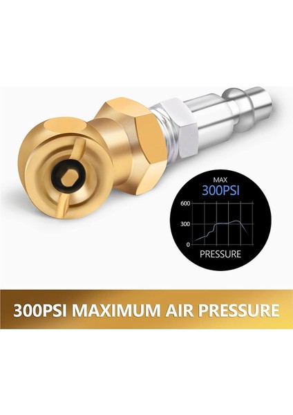 Hava Chuck Kapalı Pirinç Top Şişirme Aleti Şişirme Ölçeri Için (Yurt Dışından) fırsatları