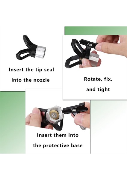 14 Adet Uç, Tersinir Havasız Boya Püskürtme Uçları (Yurt Dışından) fırsatları