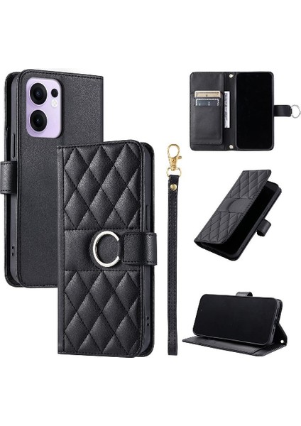 Oppo Reno 13F Koruyucu Pu Deri Manyetik Bilek Kayışı Için Flip Case (Yurt Dışından) indirimleri