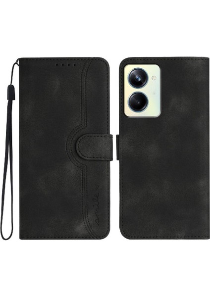 Realme 10 Pro Dahili Mıknatıs Kapak Cüzdan Premium Pu Ile Uyumlu (Yurt Dışından)