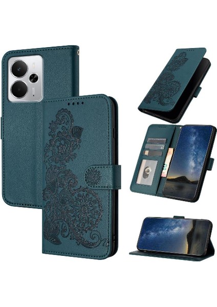 Kart Yuvası Ile Realme 14 5g Için Flip Case Standı Flip Folio Kitap Pu Deri (Yurt Dışından)