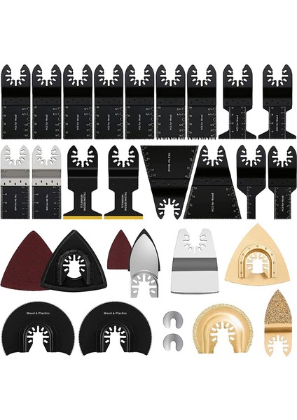 Salınımlı Testere Bıçakları, Ahşap Metal Kesme Çok Amaçlı Alet Bi-Metal Bıçaklar (Yurt Dışından)