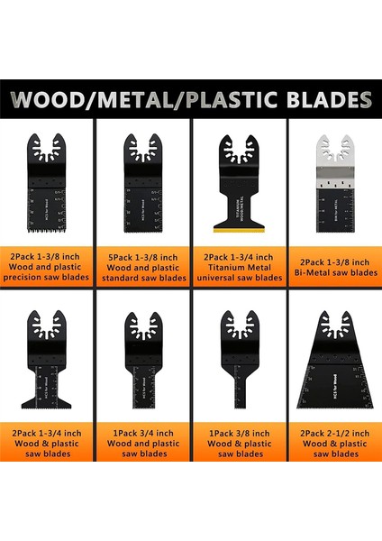 Salınımlı Testere Bıçakları, Ahşap Metal Kesme Çok Amaçlı Alet Bi-Metal Bıçaklar (Yurt Dışından) fiyatları
