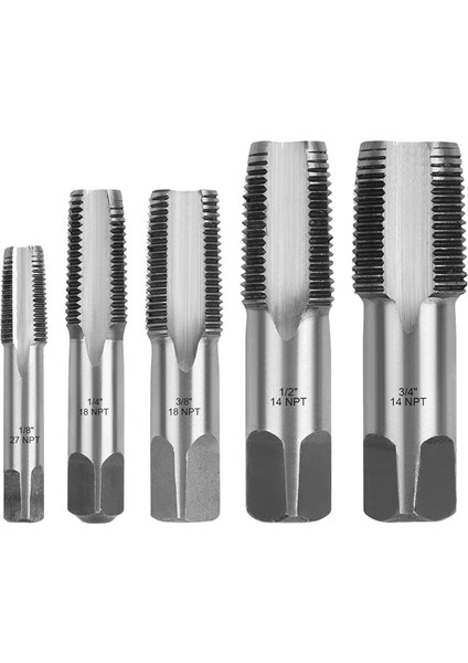 5 Parça Npt Diş Açma Muslukları, Boru Muslukları Seti (Yurt Dışından)