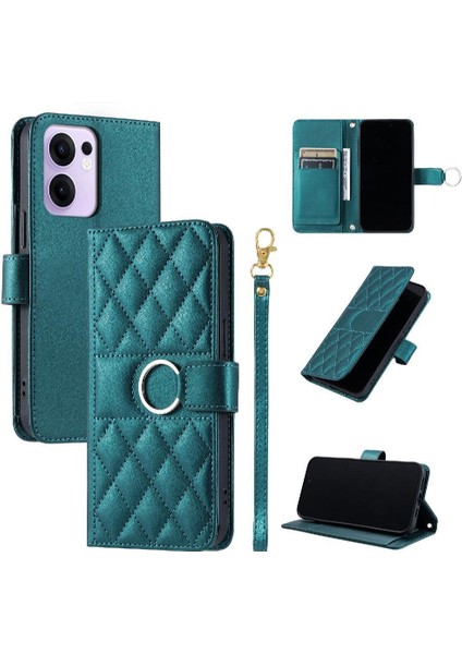 Oppo Reno 13F Koruyucu Pu Deri Manyetik Bilek Kayışı Için Flip Case (Yurt Dışından) indirimleri