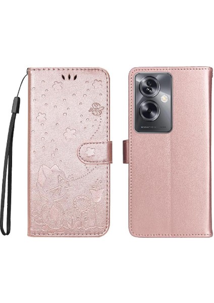 Kart Yuvası Pu Ile Oppo A79 5g Slim Fit Dayanıklı Hafif Flip Case (Yurt Dışından)