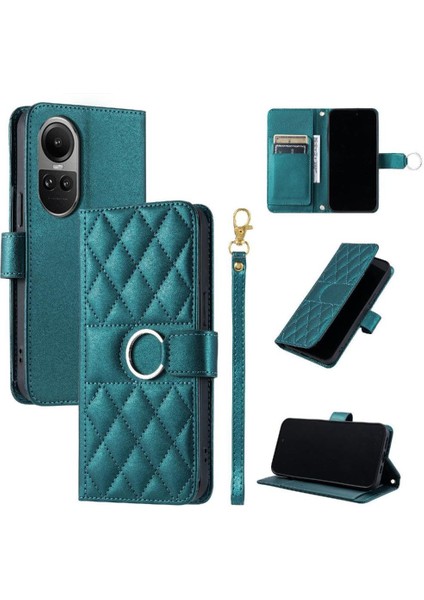 Oppo Reno 10 5g Bilek Kayışı Pu Deri Koruyucu Manyetik Için Flip Case (Yurt Dışından) indirimleri