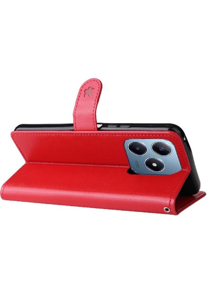 Kart Yuvası Pu Ile Realme C61 Slim Fit Dayanıklı Hafif Flip Case (Yurt Dışından) fiyatları