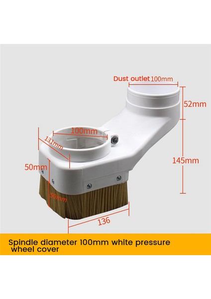 100MM Gravür Makinesi Mil Fırçası Toz Geçirmez Fırça Elektrikli Süpürge (Yurt Dışından) indirimleri