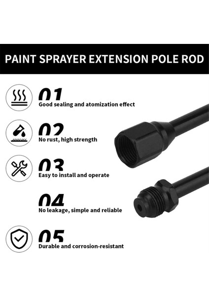 12 Inç (30 Cm) Uzatma Çubuğu + 517 Nozul + Nozul Ucu B (Yurt Dışından) modelleri