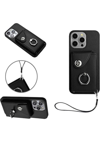 IPhone 13 Pro Benzersiz Kickstand Fonksiyonu Için Uyumlu Kılıf (Yurt Dışından)