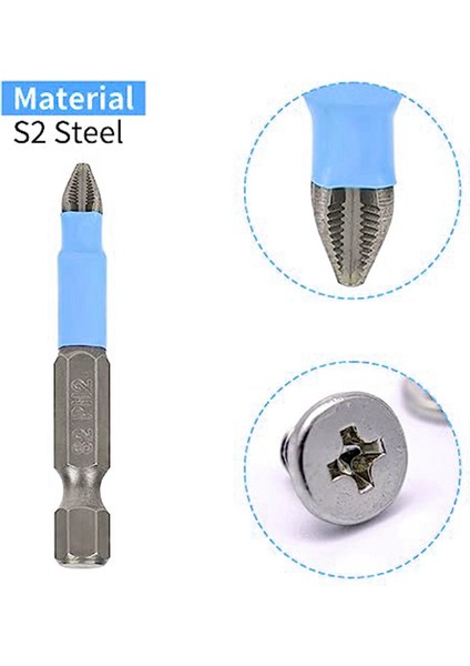 10 Parça Kaymaz Set, 1/4 Inç Altıgen Şaft 2 Inç/50 mm (Yurt Dışından) fiyatları