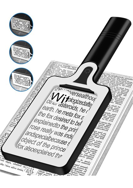 LED Işıklı Büyüteç Taşınabilir El Tipi 3x 10X Büyüteç (Yurt Dışından) indirimleri