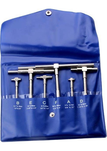 6 Parçalı Teleskopik Ölçüm Aleti Iç Çap Ölçüm Aleti Ayarlanabilir Ölçüm Aleti (Yurt Dışından) fiyatları