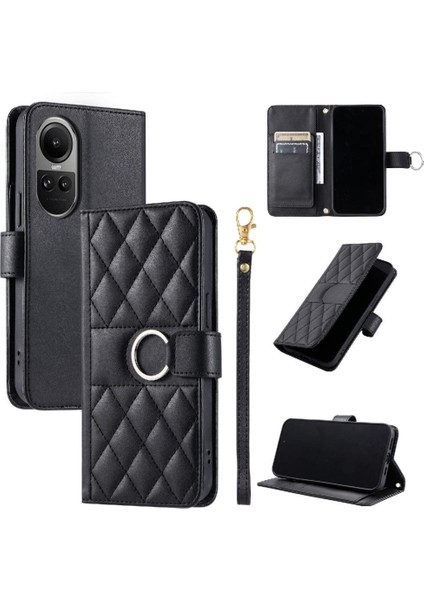 Oppo Reno 10 5g Bilek Kayışı Pu Deri Koruyucu Manyetik Için Flip Case (Yurt Dışından) indirimleri