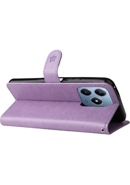 Kart Yuvası Pu Ile Realme C61 Slim Fit Dayanıklı Hafif Flip Case (Yurt Dışından) indirimleri