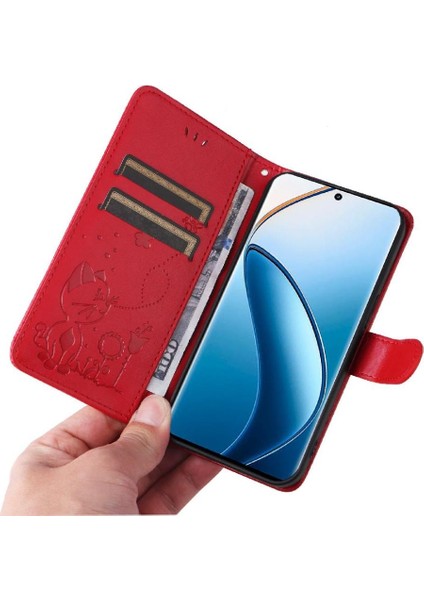 Kart Yuvası Tasarımı Ile Realme 12 Pro 5g Dayanıklı Hafif Için Flip Case (Yurt Dışından) modelleri