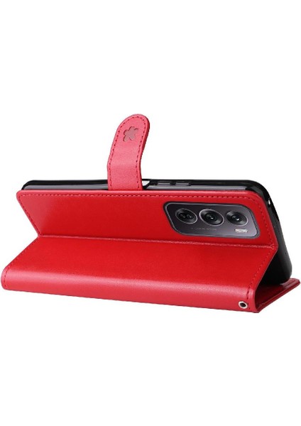 Kart Yuvası Pu Ile Oppo Reno 12 Pro 5g Dayanıklı Hafif Için Flip Case (Yurt Dışından) modelleri