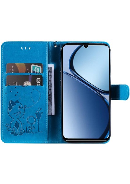 Kart Yuvası Pu Ile Realme C61 Slim Fit Dayanıklı Hafif Flip Case (Yurt Dışından) indirimleri