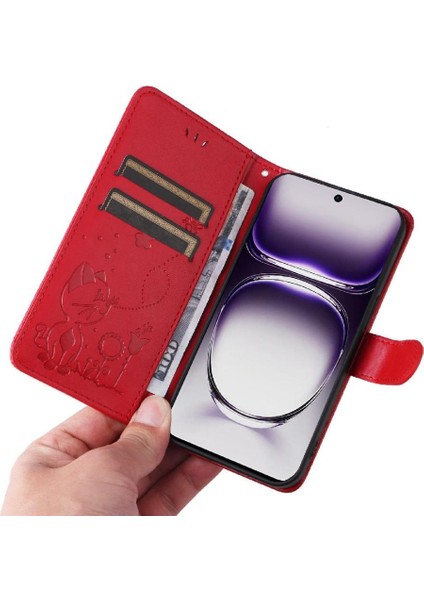 Kart Yuvası Ile Oppo Reno 12 5g Slim Fit Dayanıklı Hafif Için Flip Case (Yurt Dışından) modelleri