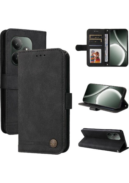 Realme Gt 6 Uzun Kayış Kısa Kayış Darbeye Dayanıklı Cüzdan Kartı Için Flip Case (Yurt Dışından) indirimleri