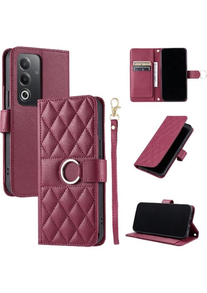 Oppo A3 Pro Koruyucu Bilek Kayışı Kart Yuvaları Tutucu Pu Için Flip Case (Yurt Dışından) indirimleri