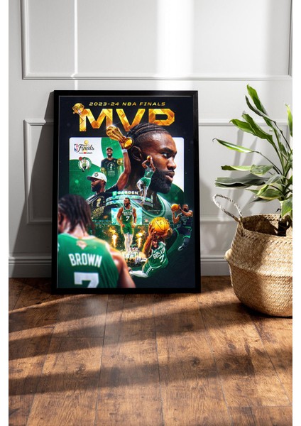 Jaylen Brown Çerçeveli Tablo - Basketbol Nba Posteri Tablo fiyatları