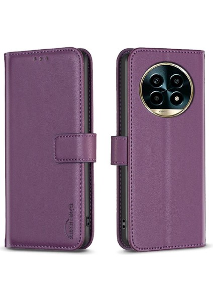Realme 13 Pro Çoklu Kart Yuvası Deri Çanta Iş Cüzdan Için Flip Case (Yurt Dışından)