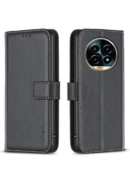 Realme 13 Pro Çoklu Kart Yuvası Deri Çanta Iş Cüzdan Için Flip Case (Yurt Dışından)