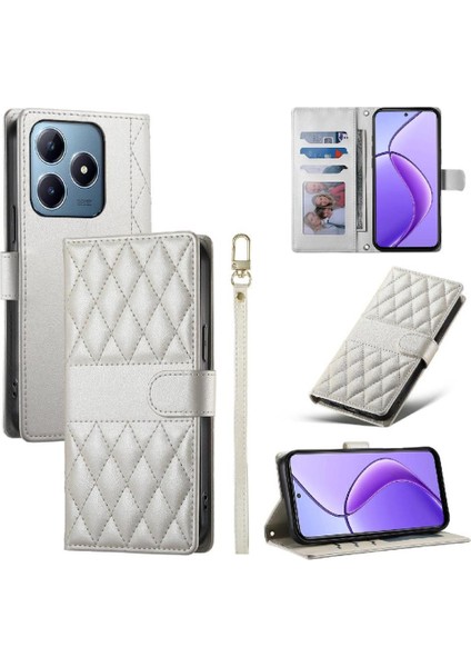 Realme C63 4g Darbeye Dayanıklı Cüzdan Çift Sapanlar Zarif Deri Için Flip Case (Yurt Dışından) indirimleri