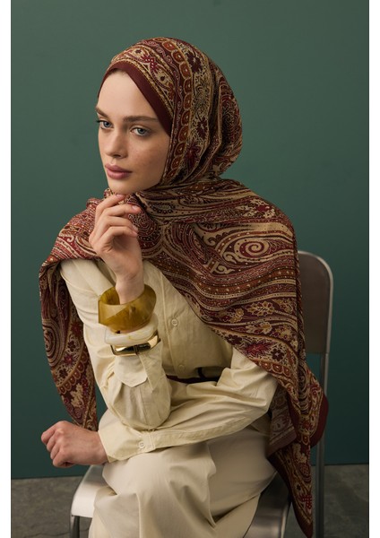 Deluxe Summer Şal Noa Bordo fırsatları