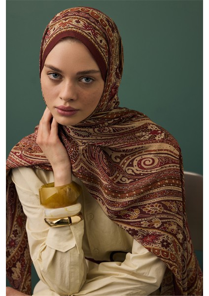 Deluxe Summer Şal Noa Bordo indirimleri