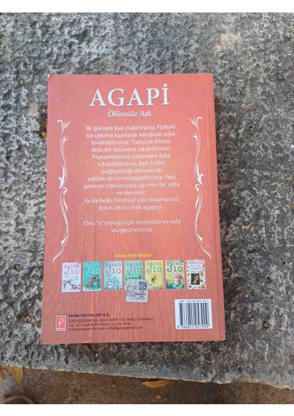 Sarah Jio Agapi Roman 2015 Basim 317 Sayfa 2,el Kitap Cok Temiz Kondisyonda
