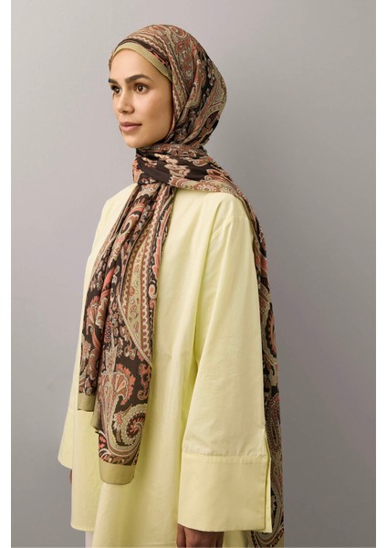 Deluxe Summer Şal Jade Kahve