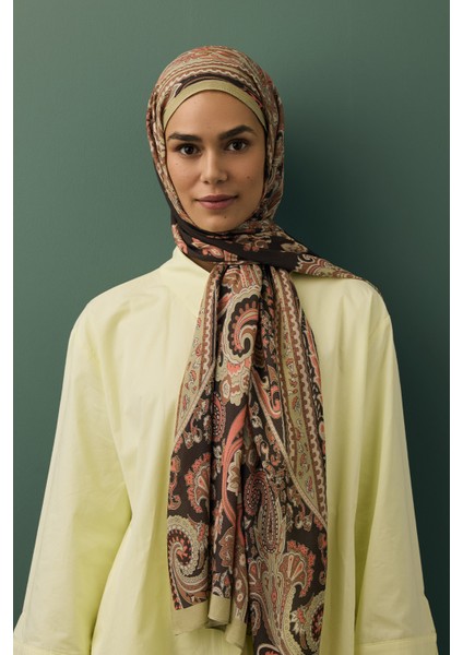 Deluxe Summer Şal Jade Kahve modelleri