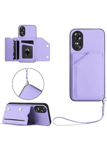 Oppo A17 Kickstand Fonksiyonu Için Uyumlu Durumda Doğru Kesi Yüksek (Yurt Dışından) modelleri